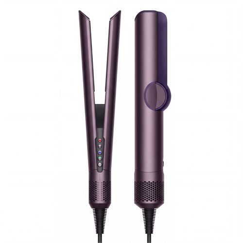 2-in-1 Air Hair Straightener Purple