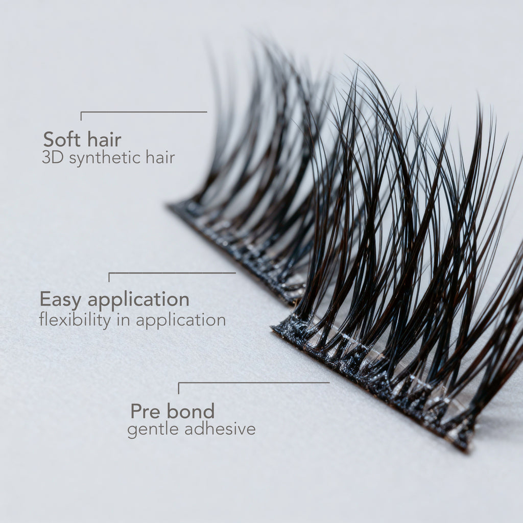 Hot mess - cluster lashes