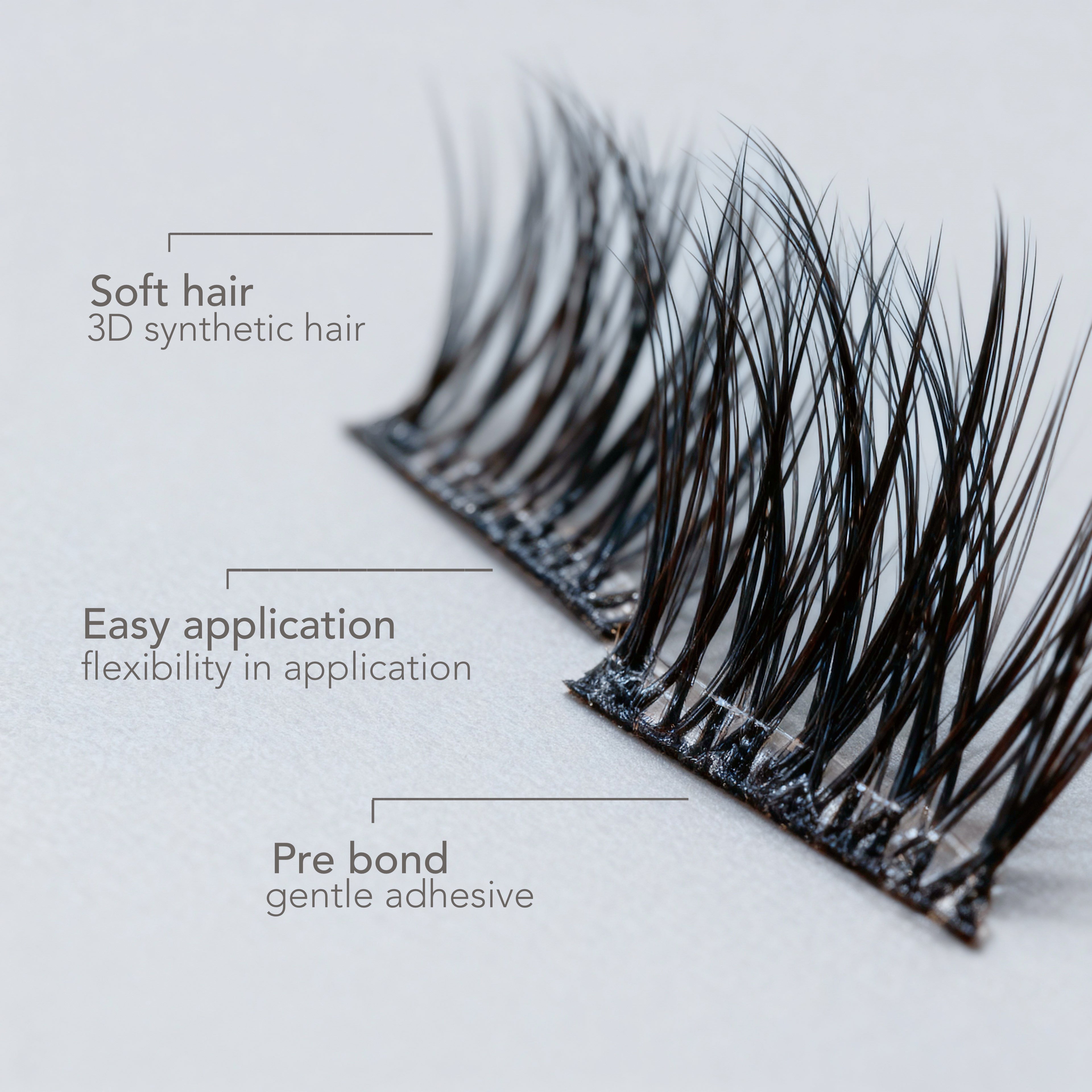 Hot mess - cluster lashes