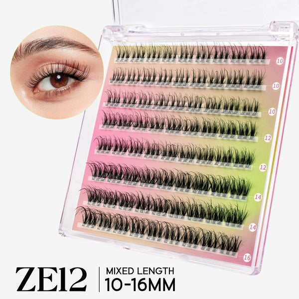 BEBOUGIESALON Glue-Free Soft Clusters - VY-ZE12